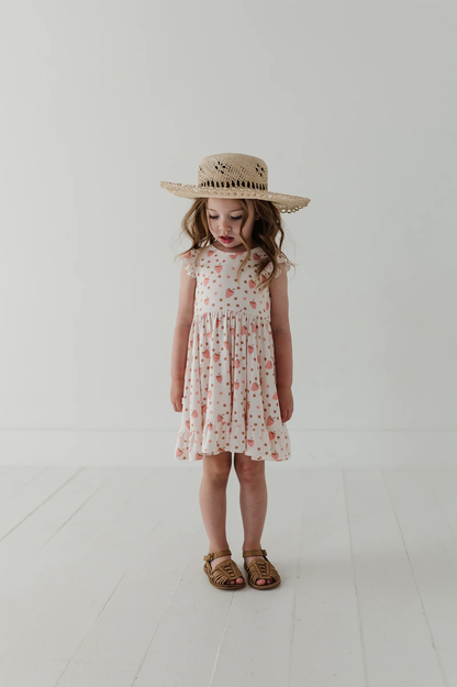 Strawberries - S/L Twirl Dress