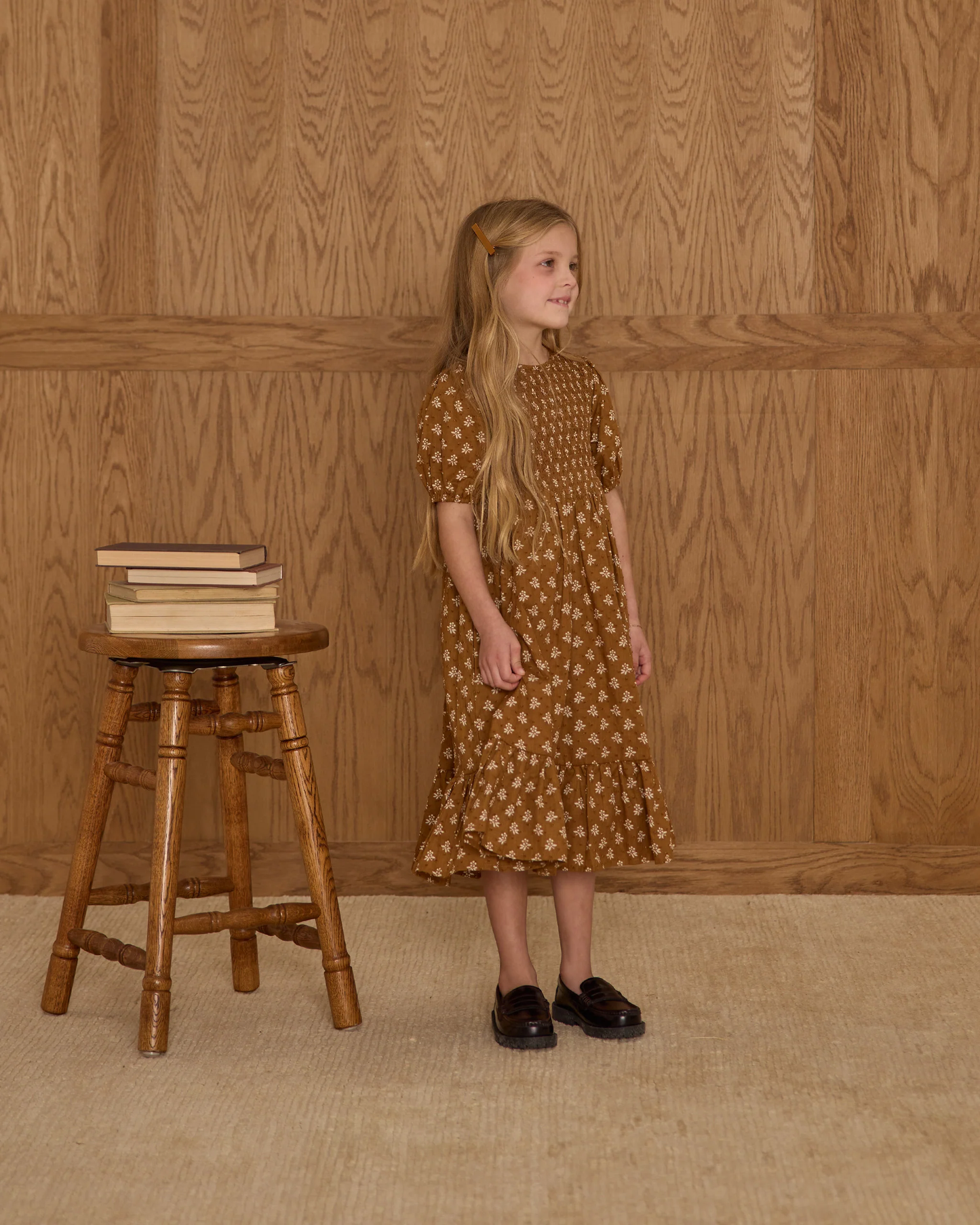 Lydia Dress - Golden Fleur