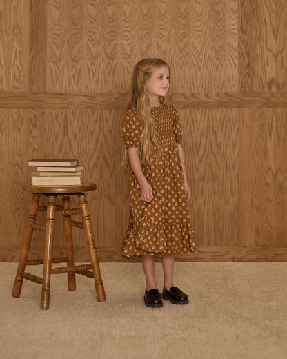 Lydia Dress - Golden Fleur