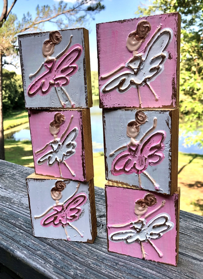 Ballerina Dancer Block - 3x3in.