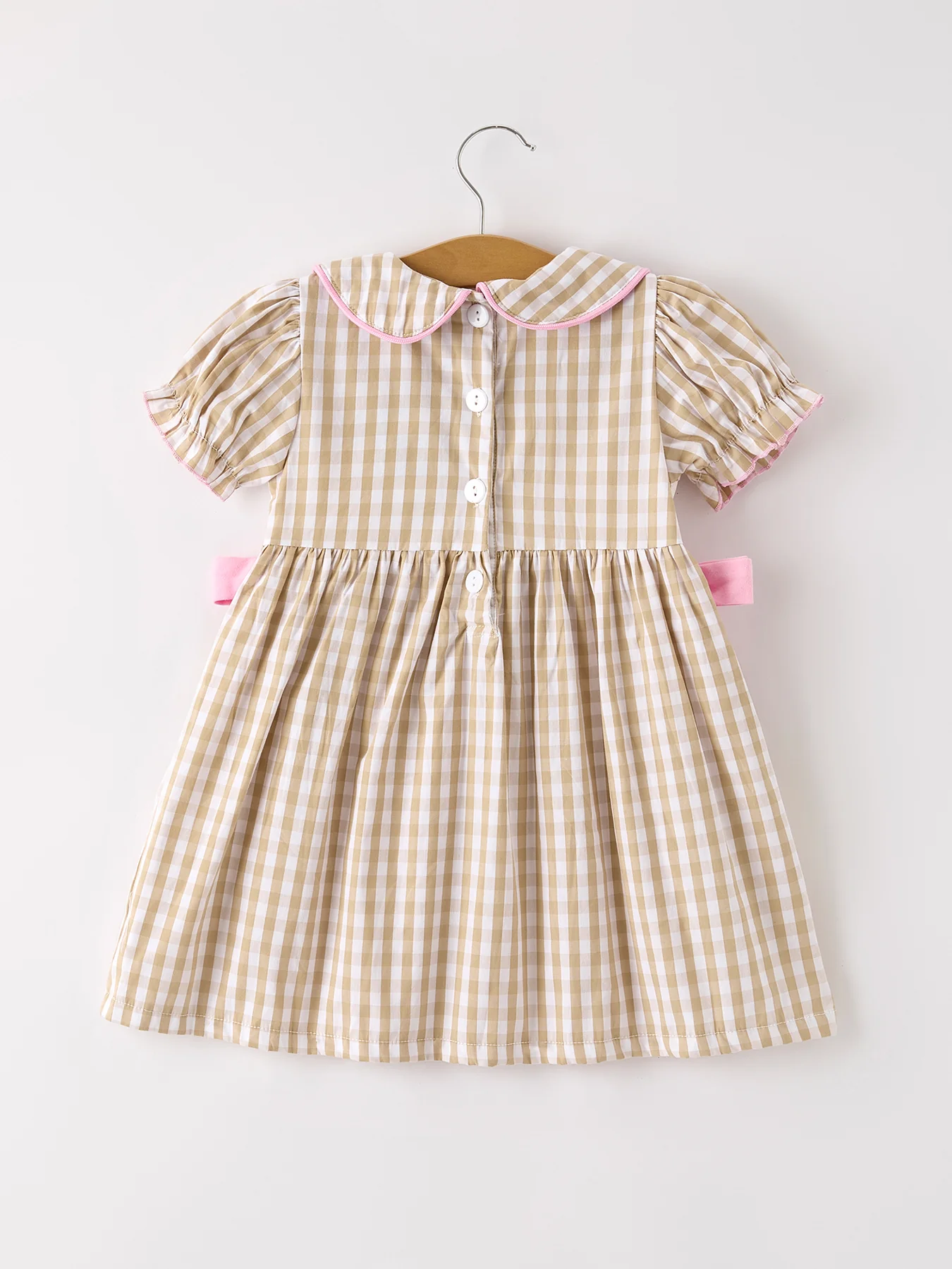 Thanksgiving Plaid Smock Dress