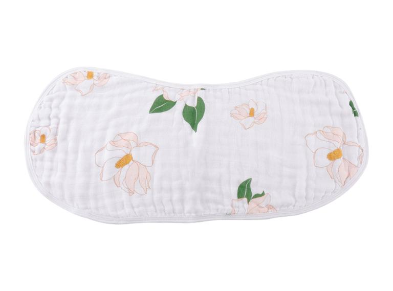 2-in-1 Burp Cloth & Bib: Magnolia