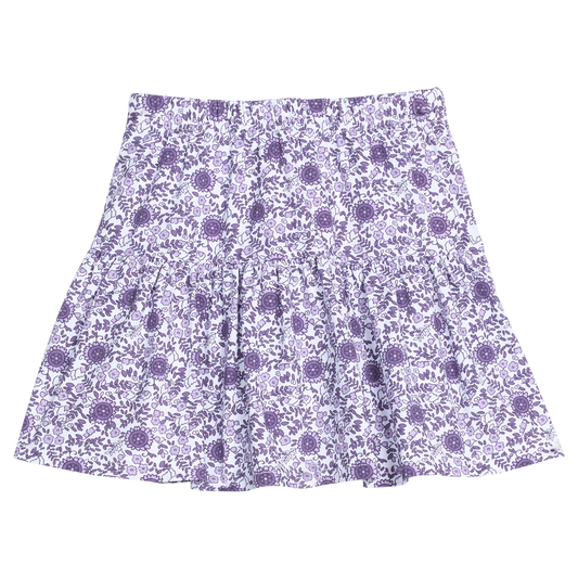 Sally Skort - Lav. Vine Floral