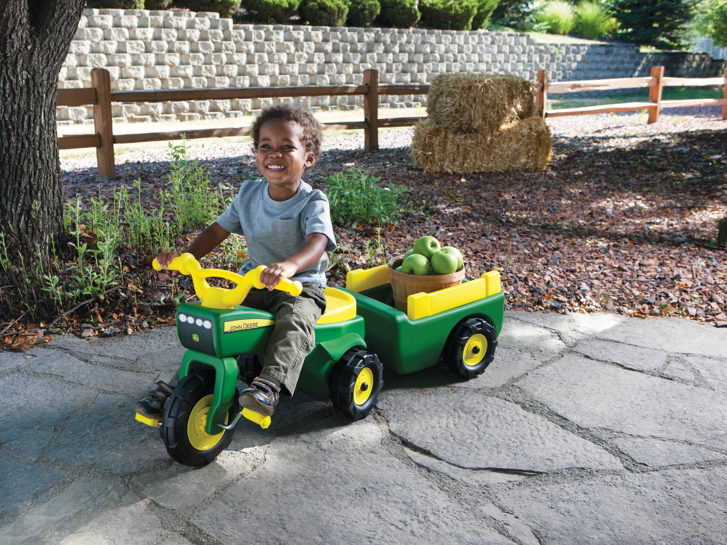 John Deere Pedal Trike & Wagon