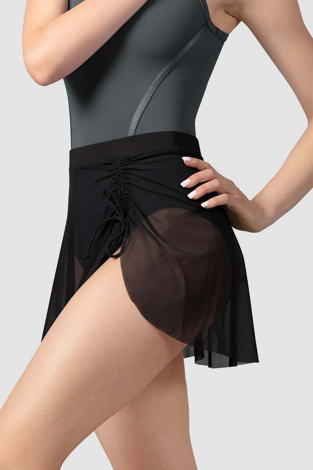 Nicky Mesh Skirt - Black