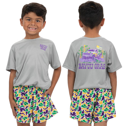Mardi Gras Swamp Truck Tee