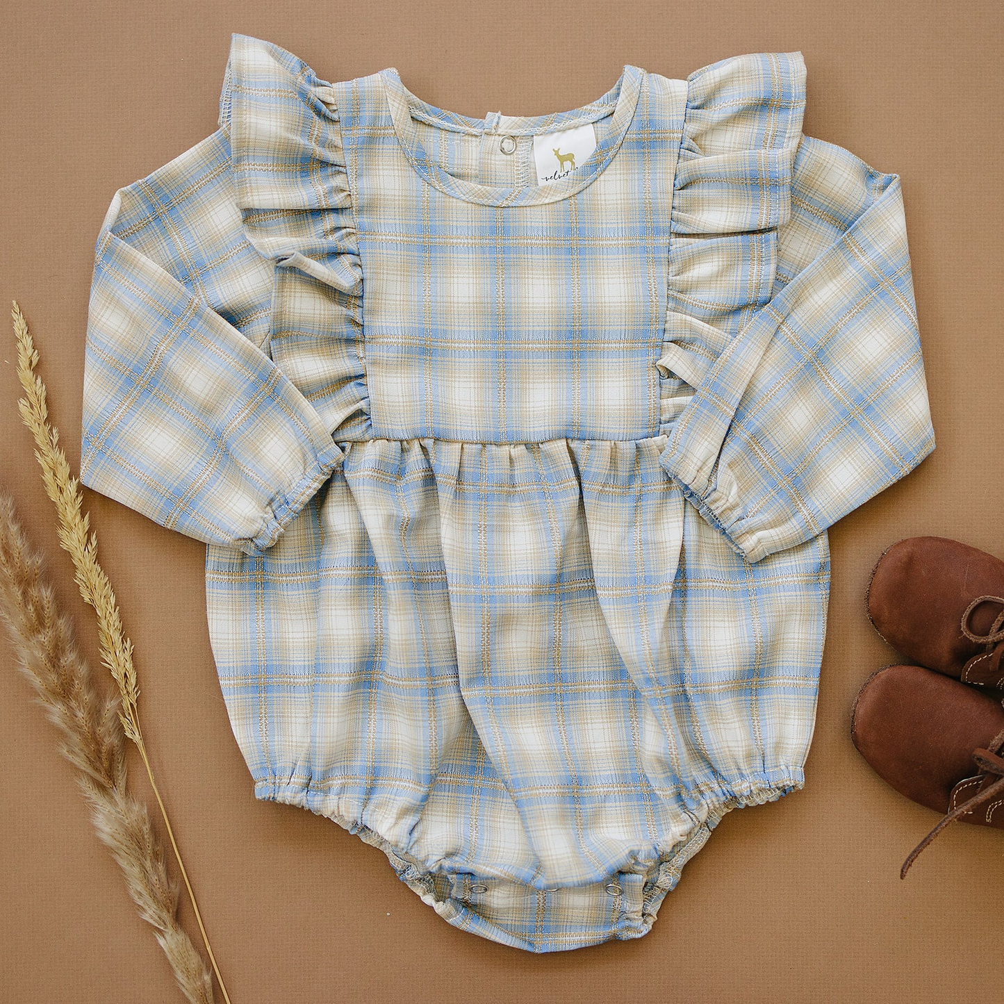 Vivian Bubble - Blue Plaid