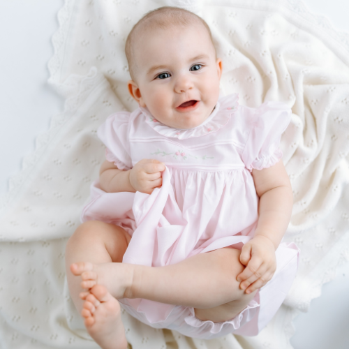 Scalloped Rose Bubble - Pink