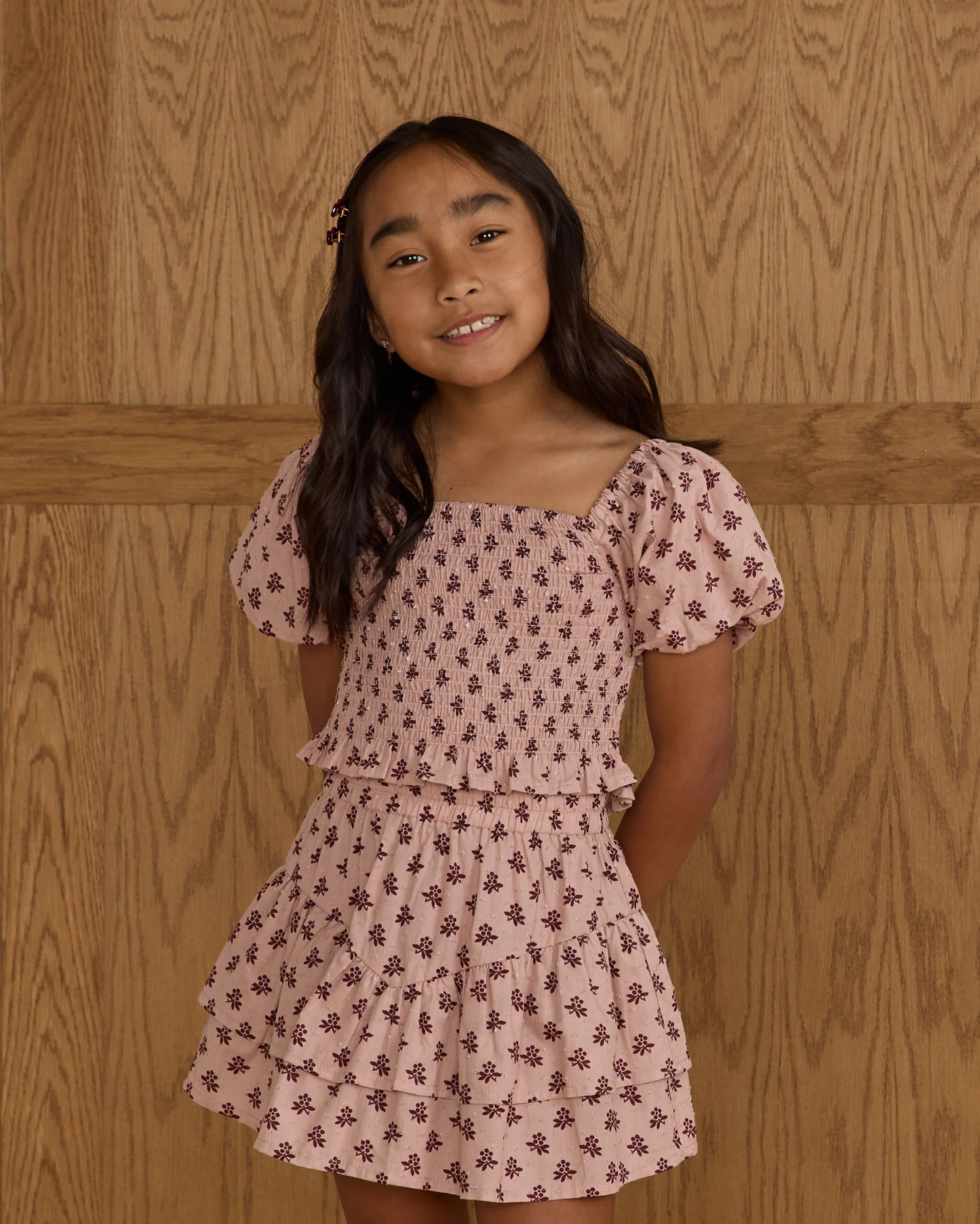 Trixie Top - Blush Fleur