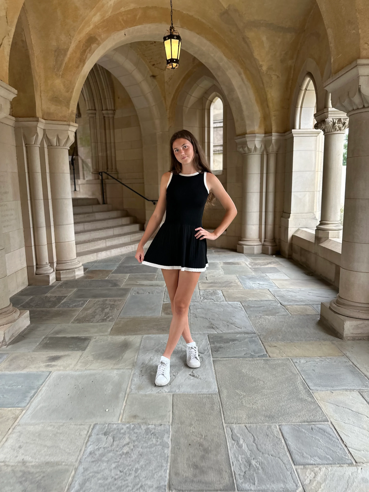 Black Sweater Knit Dress