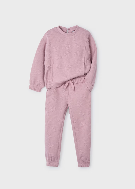 Flower Quilted Tracksuit - 4891