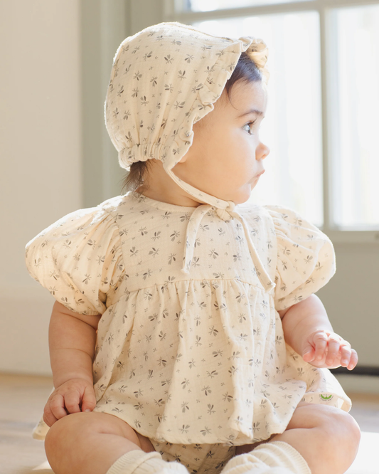Ruffle Bonnet - Bluebell