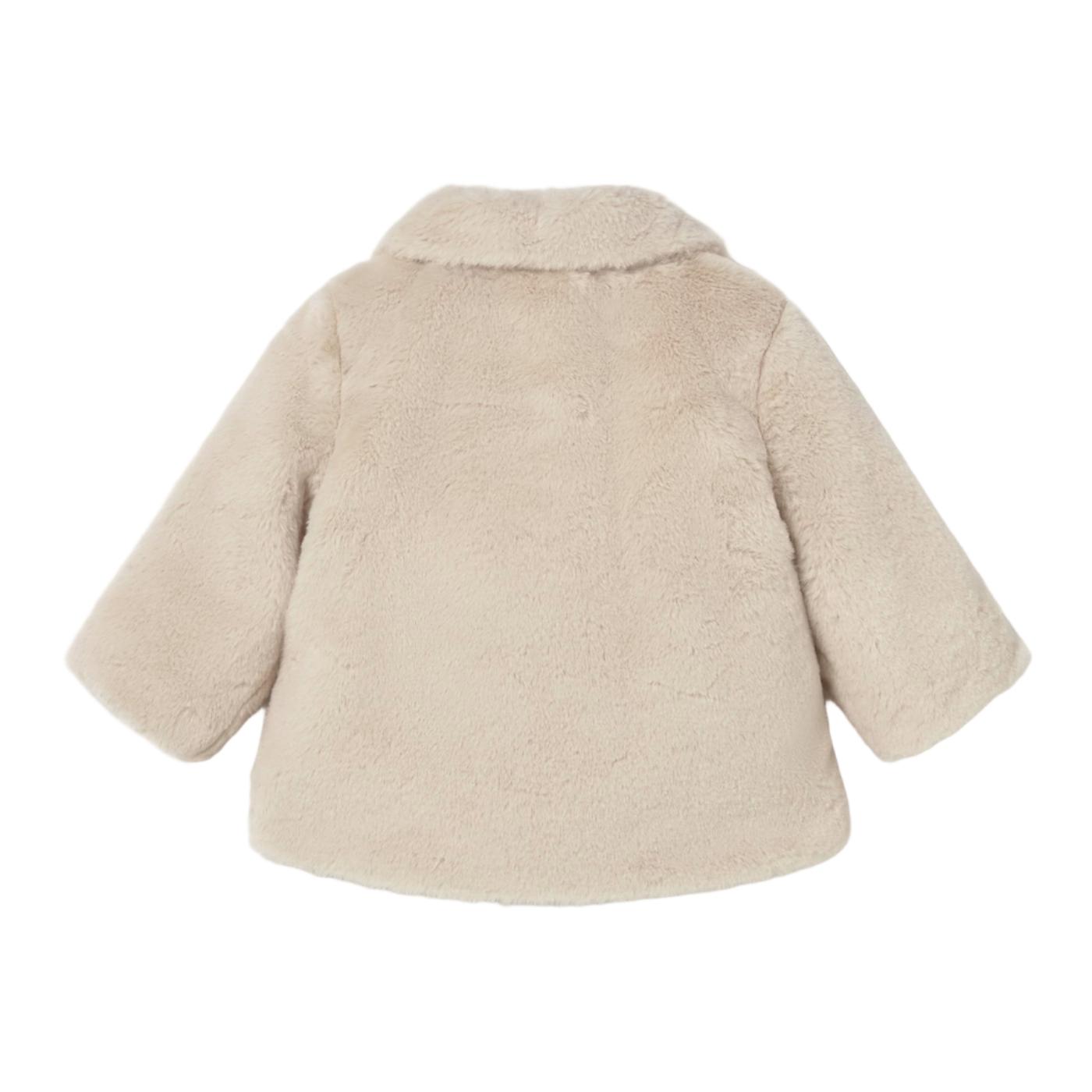 Faux Fur Coat - Sand
