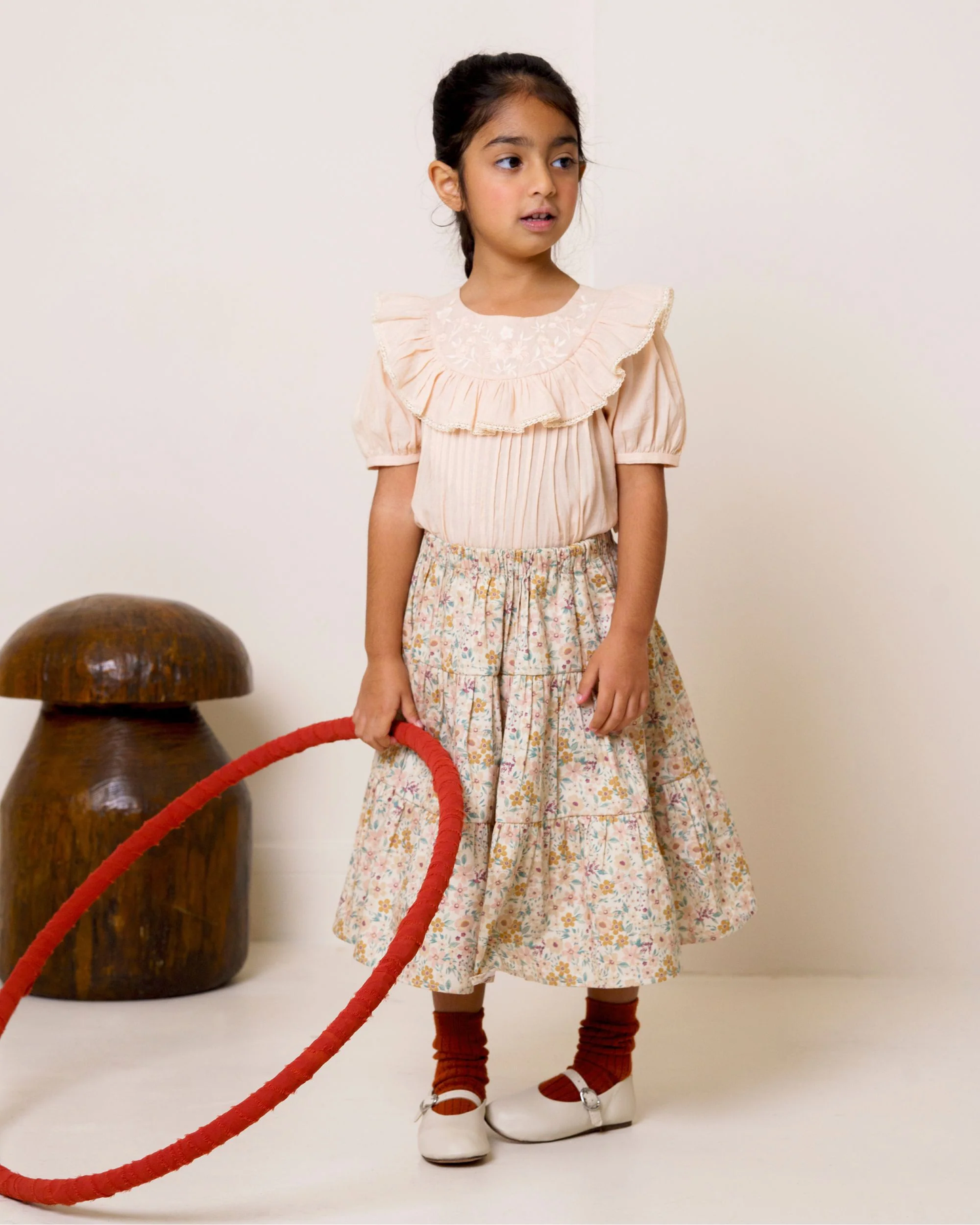 Amelia Blouse - Hazelnut Cream