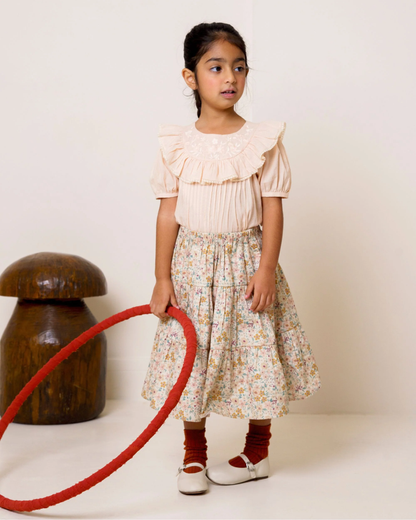 Amelia Blouse - Hazelnut Cream