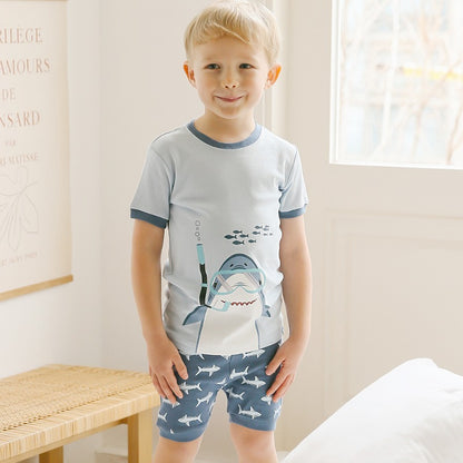 Scuba Shark PJ Set - 0088