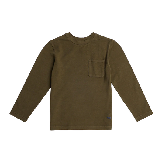 Pocket L/S Tee - Olive