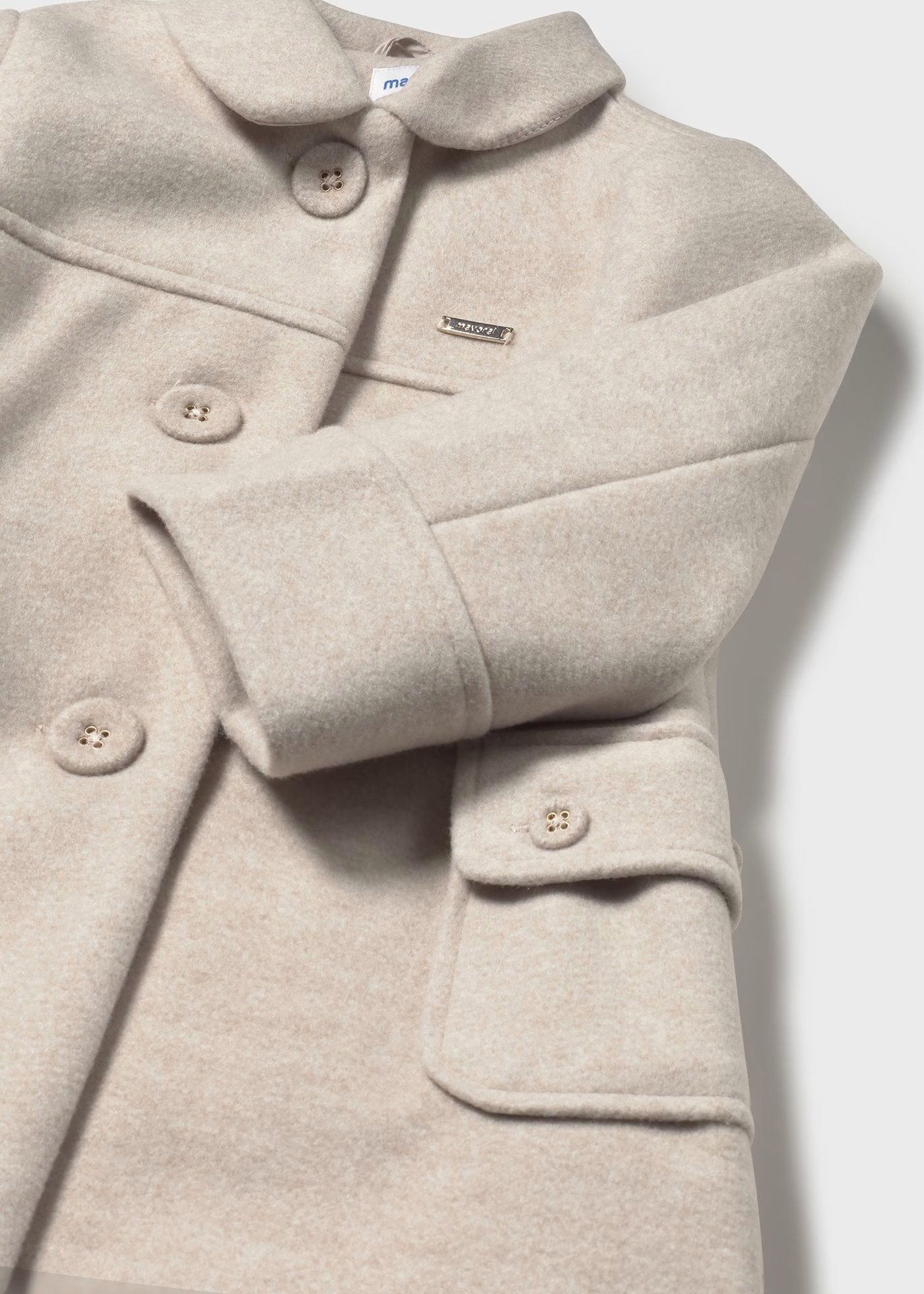 Wool Coat - Stone