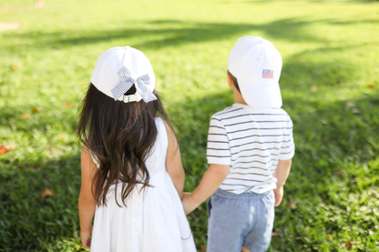 American Flag Bow Baseball Hat