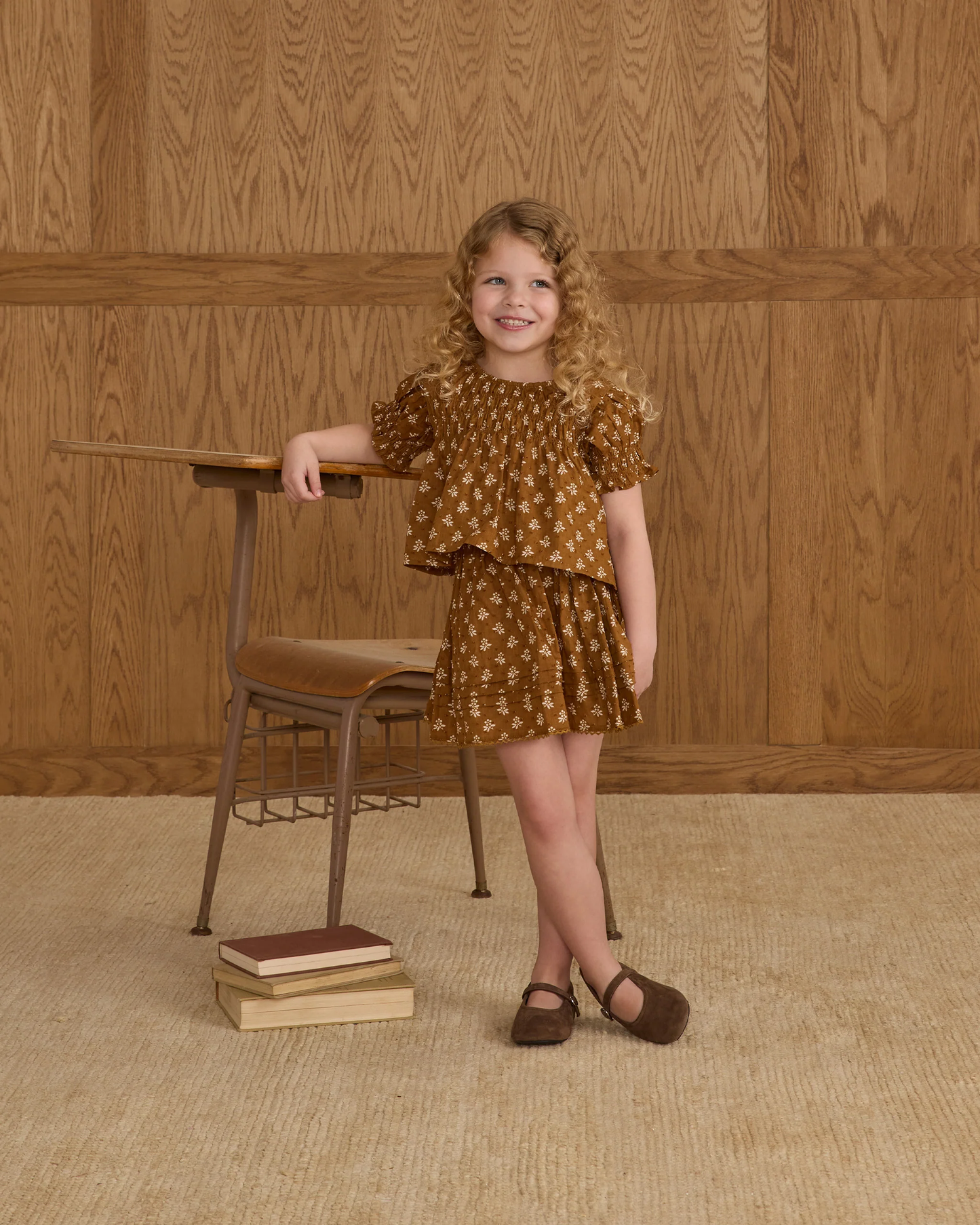 Mae Skirt - Golden Fleur