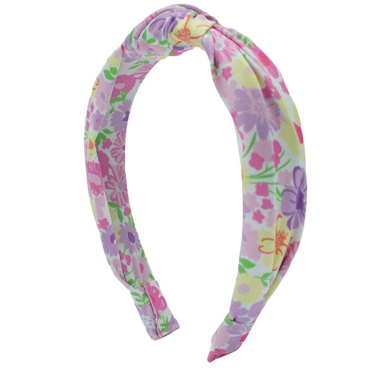 Fall Flowers Top Knot Headband