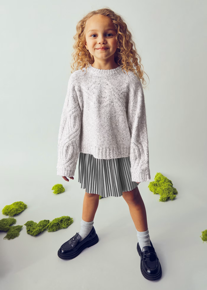 Sequins Sweater - Silver