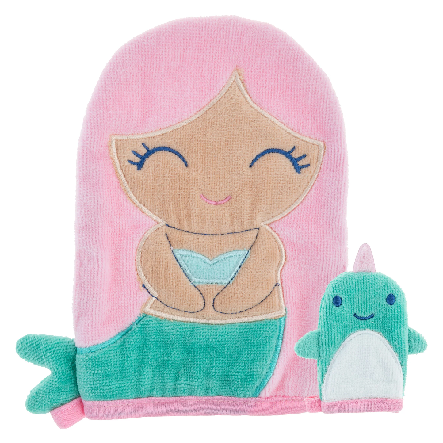 Bath Mitt W/ Finger Puppet