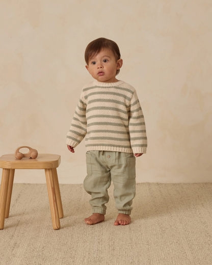 Rex Sweater - Fern Stripe