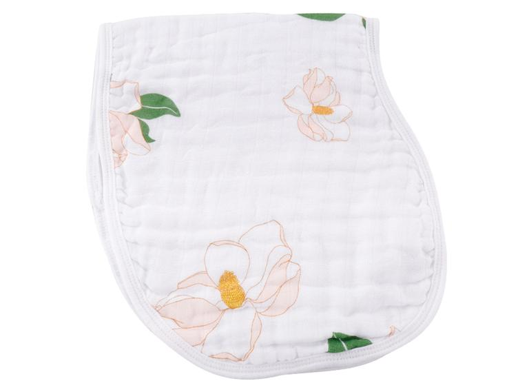 2-in-1 Burp Cloth & Bib: Magnolia