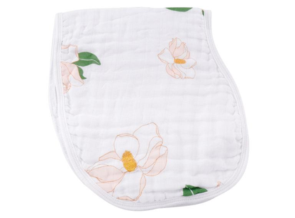 2-in-1 Burp Cloth & Bib: Magnolia