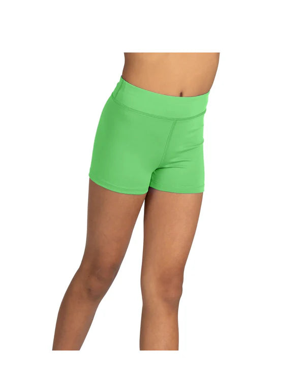 High Waist Short - Luminous Green