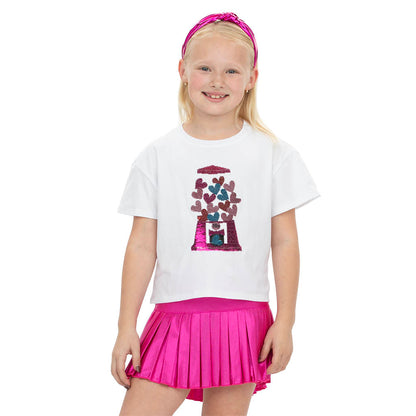 Sequin Gumball Hearts Tee