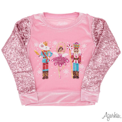 Nutcracker Velvet Sweatshirt
