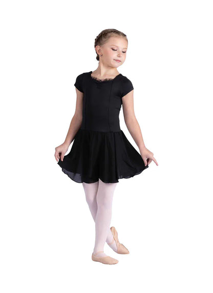 Cap Sleeve Ruffle Dress