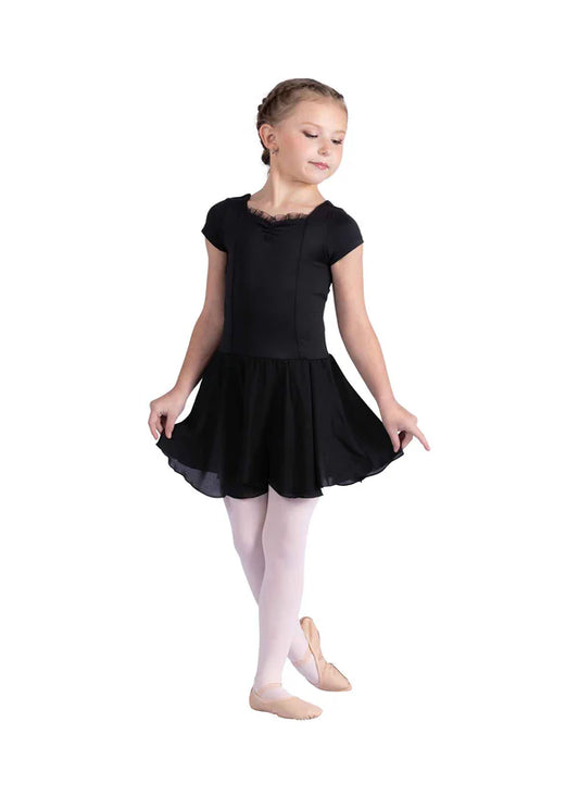 Cap Sleeve Ruffle Dress