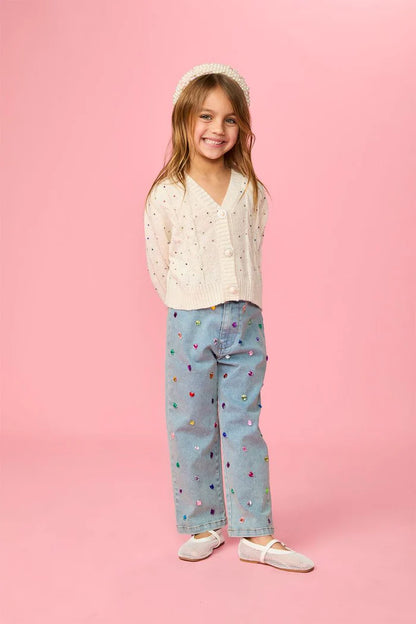 Leah Crystal Cardigan
