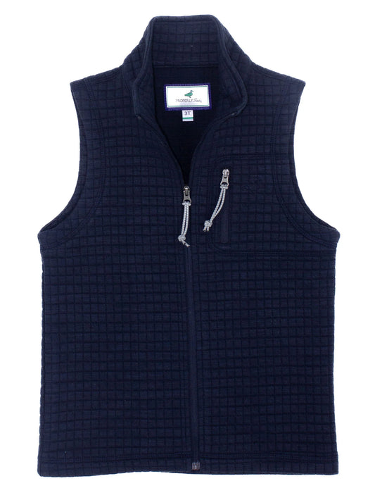 Boys Delta Vest-Navy