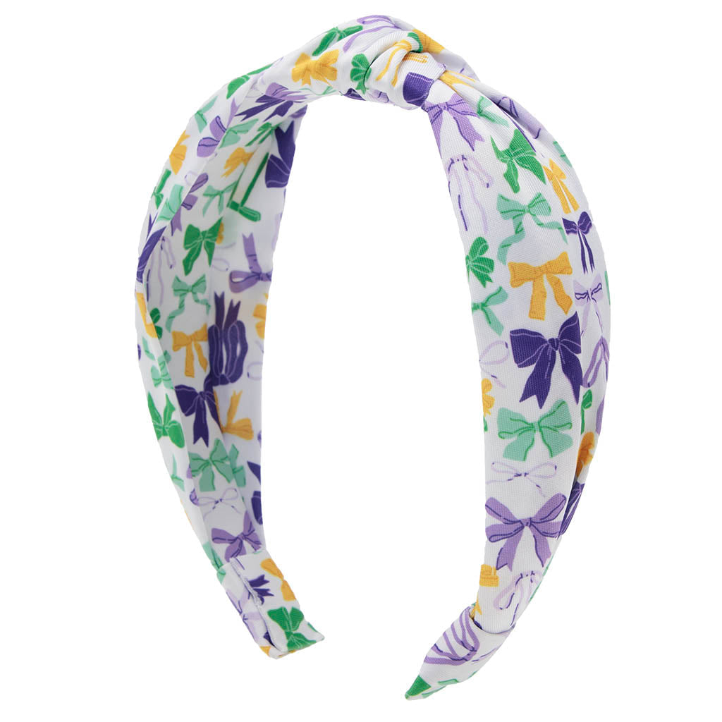 Mardi Gras Bows Headband