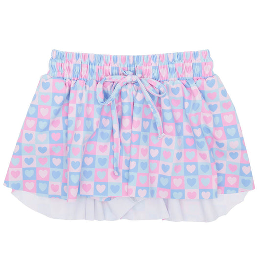 Butterfly Short - Pastel Hearts