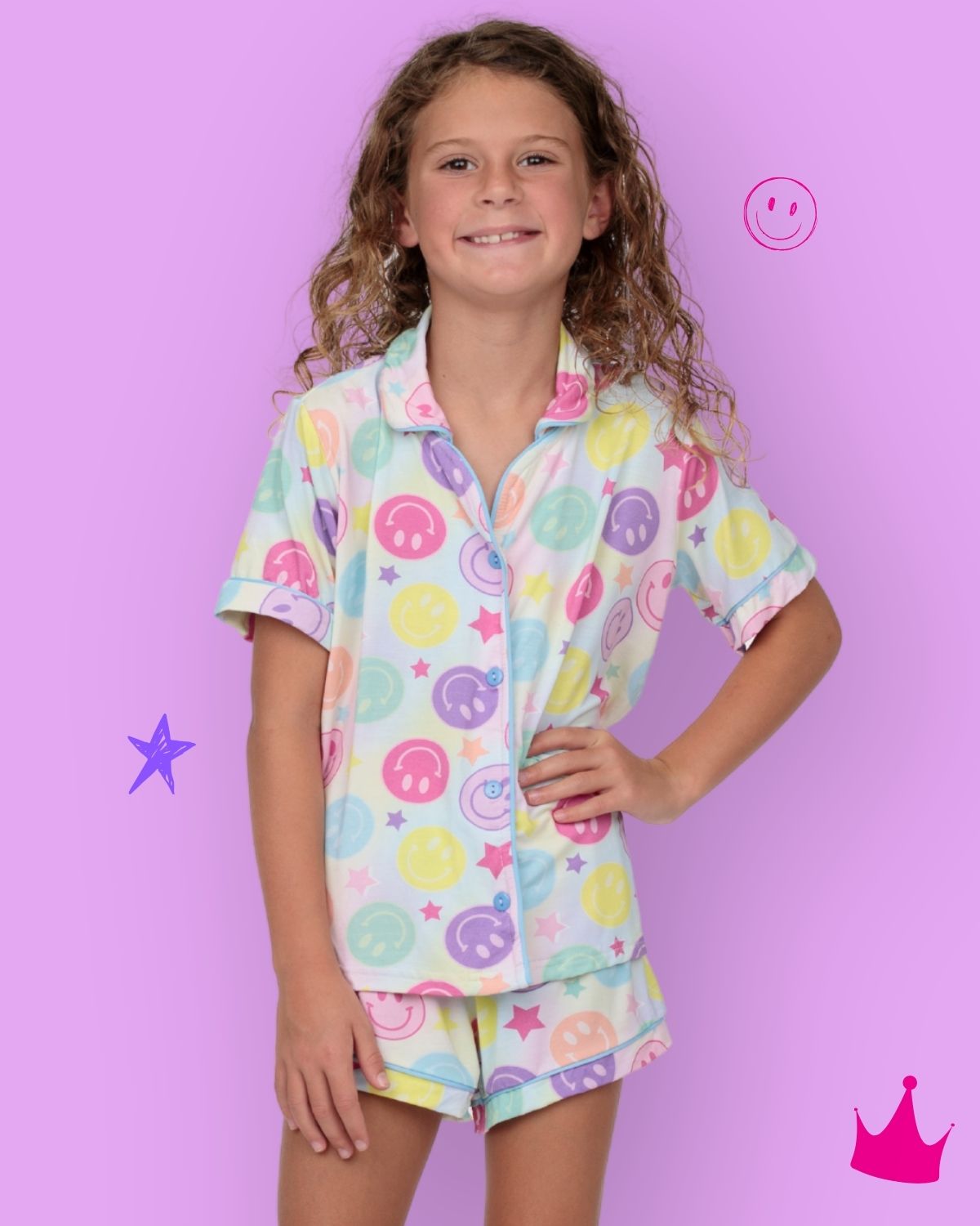 Pastel Smiley PJ's