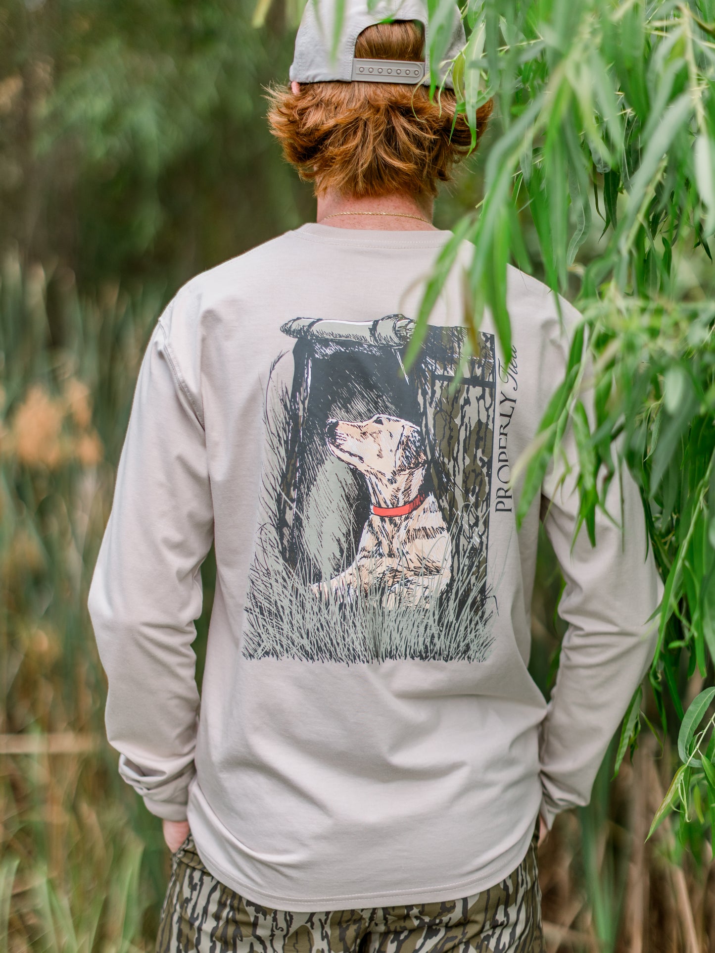 Mossy Oak Lab Tee - Linen