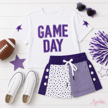 Shimmer App Game Day Boxy Tee