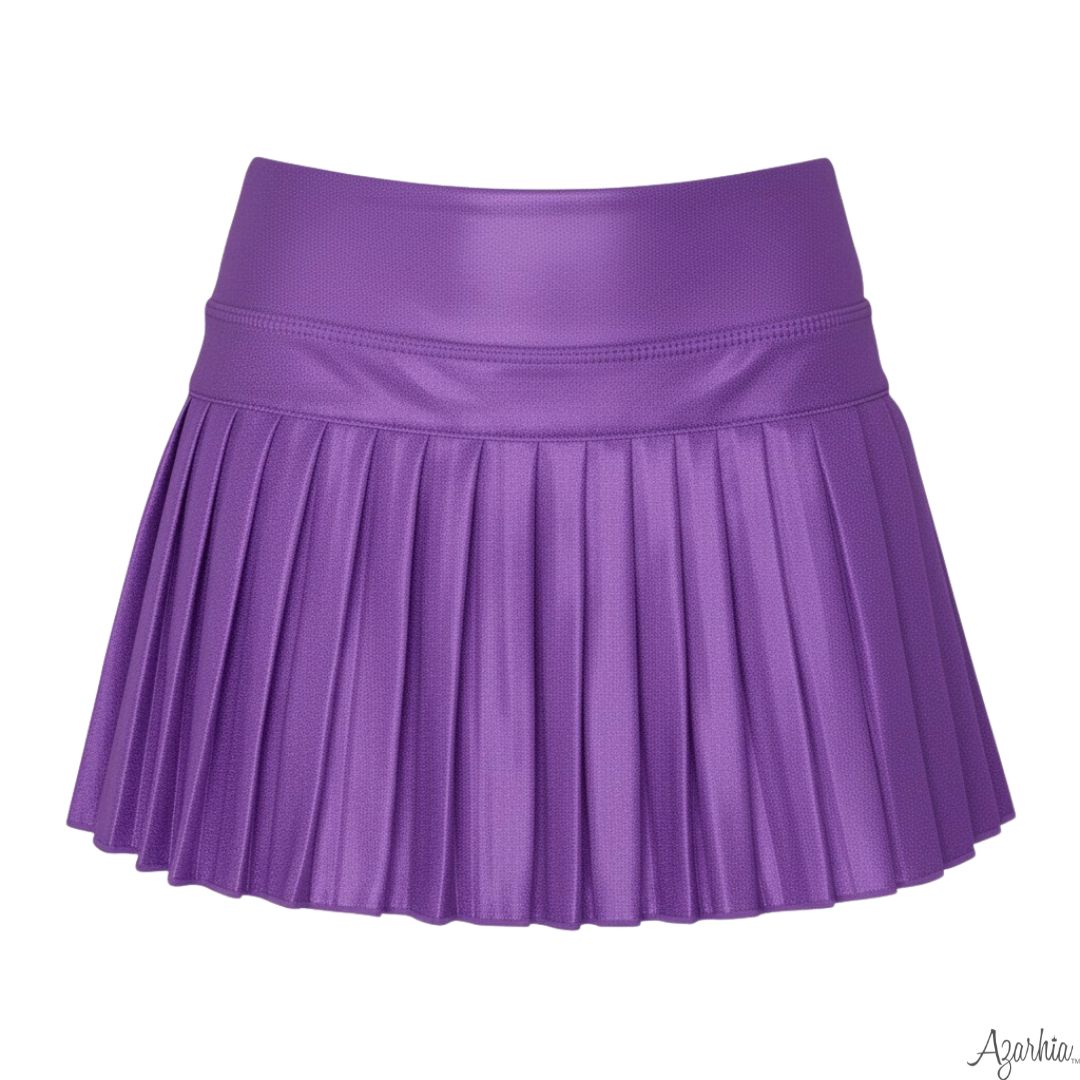 Mini Pleated Shimmer Skort