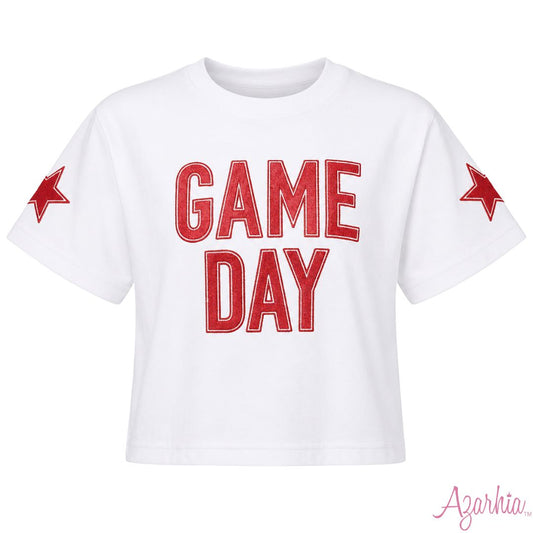 Shimmer App Game Day Boxy Tee