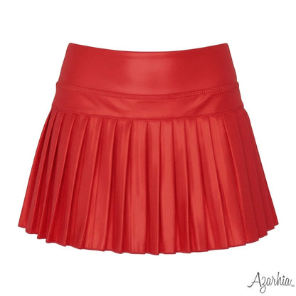 Mini Pleated Shimmer Skort