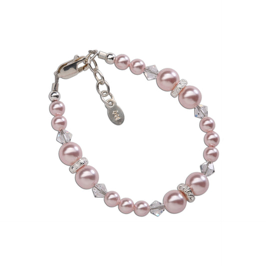 Sadie Pink Pearl Bracelet
