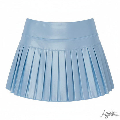 Mini Pleated Shimmer Skort