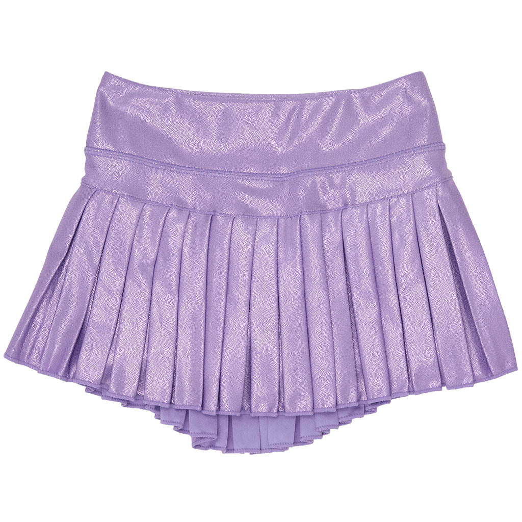 Mini Pleated Skort - Lavender Shimmer