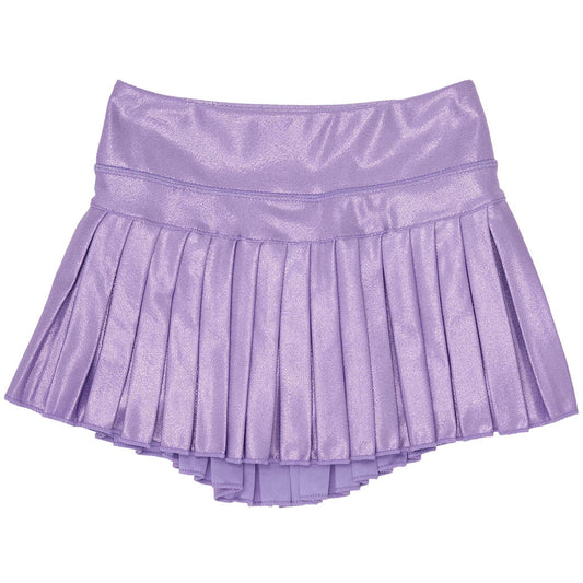Mini Pleated Shimmer Skort