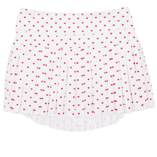 Mini Pleated Skort - Tiny Hearts